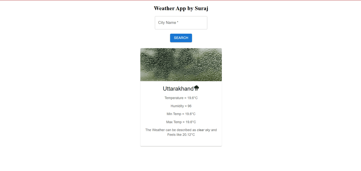 Weather Dashboard